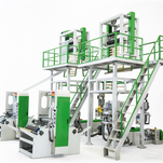 เครื่องเป่าฟิล์มพลาสติกความเร็วสูง HDPE / LDPE ราคา